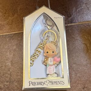 Precious Moments Gold and Pink Blessings Charm
